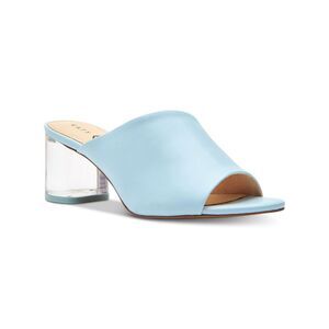 KATY PERRY Womens Light Blue Transparent Heel Landen Mules Shoes 5.5 M